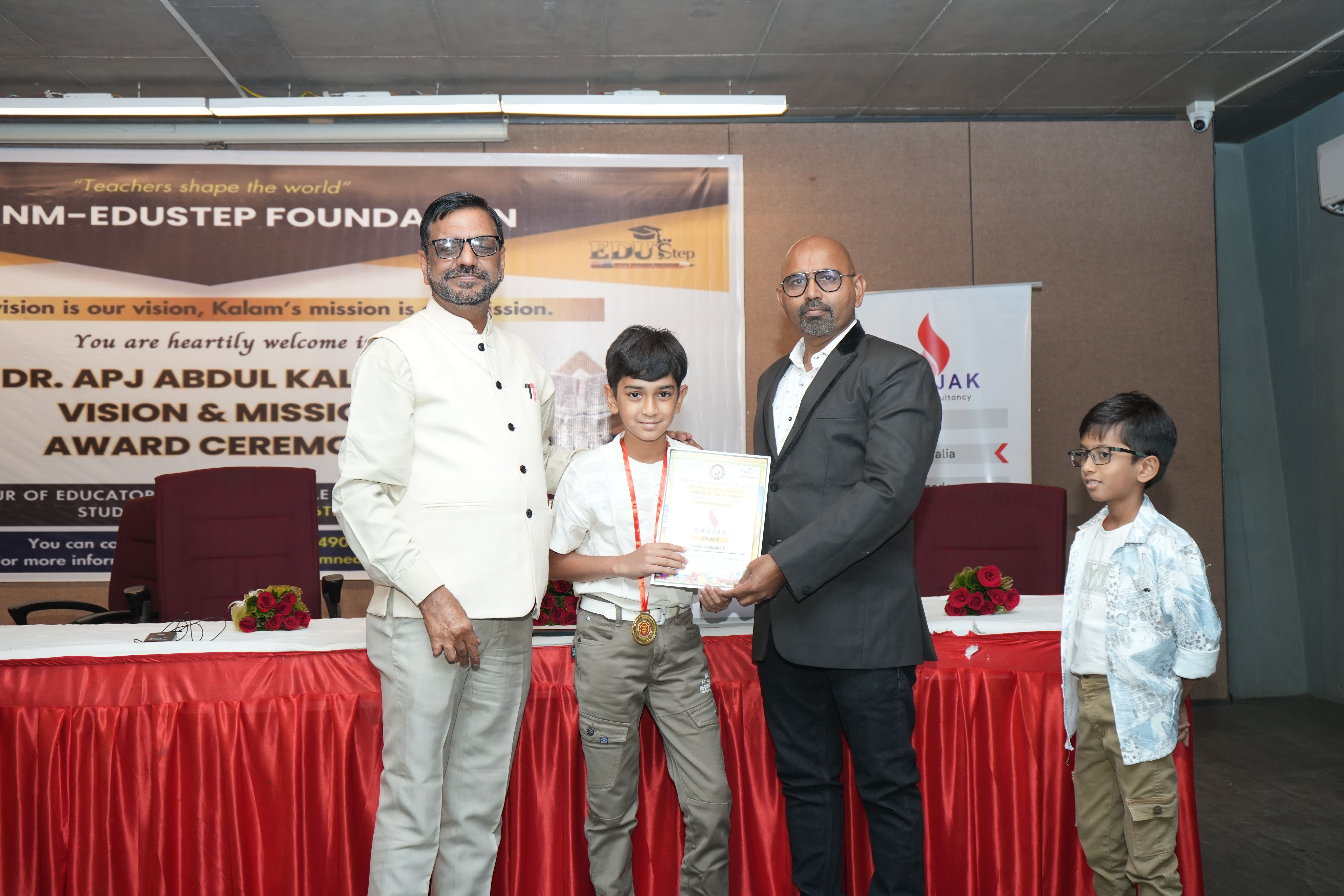 Teachers Congratulating Students